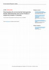 Research paper thumbnail of Disentangling the environmental heterogeneity, floristic distinctiveness and current threats of tropical dry forests in Colombia