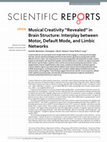 Research paper thumbnail of Musical Creativity “Revealed” in Brain Structure: Interplay between Motor, Default Mode, and Limbic Networks