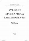 Research paper thumbnail of BARCINO - ROMAN WALLS / Barcino: lacerti di testi epigrafici antichi e moderni nelle mura tarde della città / Barcino: Fragments of Ancient and Modern Inscriptions in the Late Roman Walls, in SEBarc XVIII, 2020, pp. 221-228.