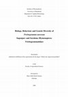 Research paper thumbnail of Biology, Behaviour and Genetic Diversity of Trichogramma aurosum Sugonjaev and Sorokina (Hymenoptera: Trichogrammatidae)