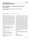 Research paper thumbnail of Effects of phthalates on bovine primary testicular culture and spermatozoa