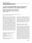 Research paper thumbnail of Can intravenous immunoglobulin and simvastatin solve the problem of sensitization in renal transplant candidates?