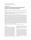 Research paper thumbnail of Features of intraventricular tanycytic ependymoma: report of a case and review of literature