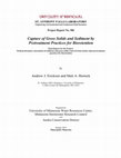 Research paper thumbnail of Capture of Gross Solids and Sediment by Pretreatment Practices for Bioretention