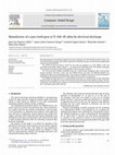 Research paper thumbnail of Manufacture of a spur tooth gear in Ti–6Al–4V alloy by electrical discharge