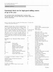 Research paper thumbnail of Functional check test for high-speed milling centres of up to five axes