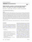 Research paper thumbnail of Middle Palaeolithic occupations in central Saudi Arabia during MIS 5 and MIS 7: new insights on the origins of the peopling of Arabia