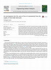 Research paper thumbnail of An investigation into the cause of loss of containment from the supply of mini-bulk lubricants