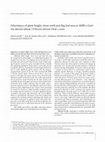 Research paper thumbnail of Inheritance of plant height, straw yield and flag leaf area in MBB x Gaviota durum wheat (Triticum durum Desf.) cross