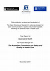 Research paper thumbnail of Evaluation of the National Open Disclosure Program: Final Report