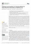 Research paper thumbnail of Challenges and Feasibility of Co-Design Methods for Improving Parent Information in Maternity Care