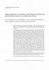 Research paper thumbnail of Spatial behaviour of European minkMustela lutreola and polecatMustela putorius in southwestern France