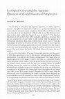 Research paper thumbnail of Ecological Crises and the Agrarian Question in World-Historical Perspective