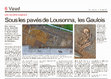 Research paper thumbnail of « Sous les pavés de Lousonna, les Gaulois »