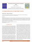 Research paper thumbnail of International Journal of Economics and Financial Issues An Empirical Research on Fragile Eight Countries