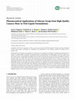 Research paper thumbnail of Pharmaceutical Applications of Glucose Syrup from High Quality Cassava Flour in Oral Liquid Formulations