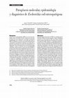 Research paper thumbnail of Patogénesis molecular, epidemiología y diagnóstico de Escherichia coli enteropatógena