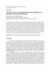 Research paper thumbnail of The ethics of care as a pedagogical approach: Implications for education for democratic citizenship