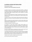 Research paper thumbnail of La próxima evolución del sistema dólar Para una asesoría a empresas