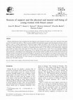 Research paper thumbnail of Sources of support and the physical and mental well-being of young women with breast cancer