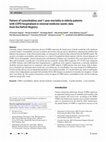 Research paper thumbnail of Pattern of comorbidities and 1-year mortality in elderly patients with COPD hospitalized in internal medicine wards: data from the RePoSI Registry