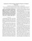 Research paper thumbnail of Exploitation of electromagnetic radiation properties for medical diagnostic