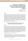 Research paper thumbnail of Do museu de reproduções ao Museu das Origens: reflexões sobre projetos institucionais de Mário Pedrosa