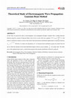 Research paper thumbnail of Theoretical Study of Electromagnetic Wave Propagation: Gaussian Bean Method