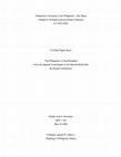 Research paper thumbnail of The Philippines: A Past Revisted by Renato Constanino - A Critical Paper