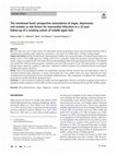 Research paper thumbnail of The emotional heart: prospective associations of anger, depression, and anxiety as risk factors for myocardial infarction in a 22-year follow-up of a working cohort of middle-aged men