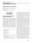 Research paper thumbnail of European analytical column number 46