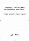 Research paper thumbnail of Validity in Educational & Psychological Assessment