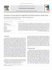 Research paper thumbnail of Techniques to extract bioactive compounds from food by-products of plant origin