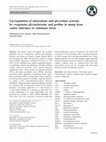 Research paper thumbnail of Up-regulation of antioxidant and glyoxalase systems by exogenous glycinebetaine and proline in mung bean confer tolerance to cadmium stress