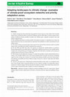 Research paper thumbnail of Adapting landscapes to climate change: examples of climate-proof ecosystem networks and priority adaptation zones