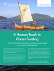 Research paper thumbnail of A Human Touch to Ocean Funding