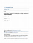 Research paper thumbnail of Cricket Island Foundation: A Case Study of a Small Foundation’s Impact Assessment