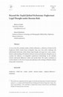 Research paper thumbnail of Beyond the Taqlīd/Ijtihād Dichotomy: Daghestani Legal Thought under Russian Rule 