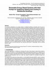 Research paper thumbnail of Renewable Energy Based Systems with Heat Pumps for Supplying Heating and Cooling in Residential Buildings