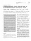 Research paper thumbnail of Elevated total peripheral leukocyte count may identify risk for neurological disability in asphyxiated term neonates