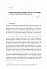 Research paper thumbnail of OS JOVENS ADOLESCENTES NO BRASIL: A SITUAÇÃO SOCIOECONÔMICA, A VIOLÊNCIA E O SISTEMA DE JUSTIÇA JUVENIL