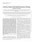 Research paper thumbnail of Predictive Toxicology of Cobalt Nanoparticles and Ions: Comparative In Vitro Study of Different Cellular Models Using Methods of Knowledge Discovery from Data