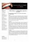 Research paper thumbnail of Esthetic Makeover- A Multidisciplinary approach: A case report