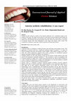 Research paper thumbnail of Anterior aesthetic rehabilitation: A case report