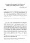 Research paper thumbnail of Censura en la Red: Restricciones a la libertad de expresión en Internet