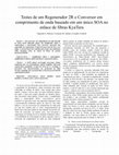 Research paper thumbnail of Testes de um Regenerador 2R e Conversor em comprimento de onda baseado em um único SOA no enlace de fibras KyaTera