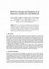 Research paper thumbnail of MedView-design and adoption of an interactive system for oral medicine