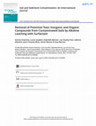 Research paper thumbnail of Removal of Potential Toxic Inorganic and Organic Compounds from Contaminated Soils by Alkaline Leaching with Surfactant