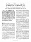 Research paper thumbnail of Band residual difference algorithm for retrieval of SO/sub 2/ from the aura ozone monitoring instrument (OMI)