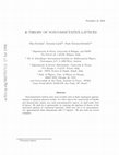 Research paper thumbnail of K-Theory of Noncommutative Lattices